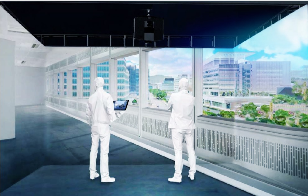 创新及科技解决方案图片：沉浸式CAVE系統